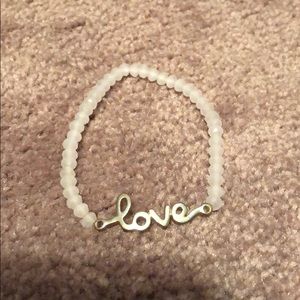 Love elastic bracelet